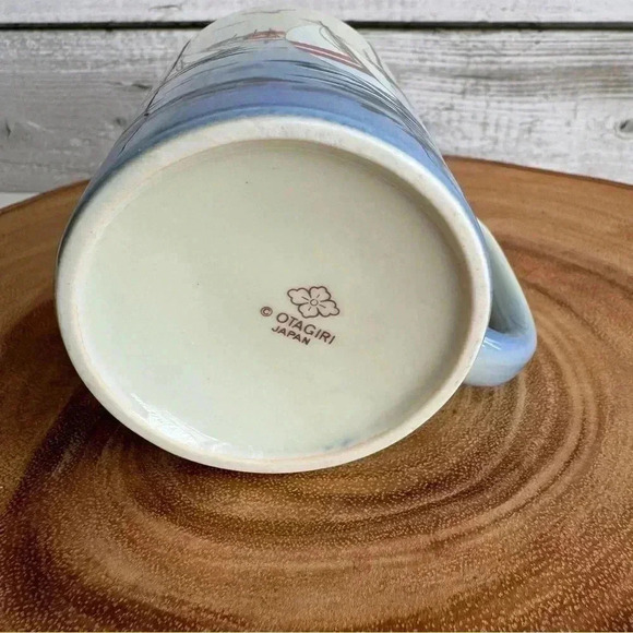 Vintage Otagiri Japan Coffee Mug Sail Boat Nautical - Picture 5 of 7